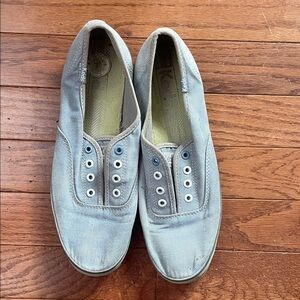 Keds Slip-On Canvas Sneakers in Light Blue